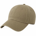 Baseballkappe Einheitsgröße Textil Khaki mit gebogenem Schirm für Alltag